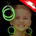 Glow Earrings Green